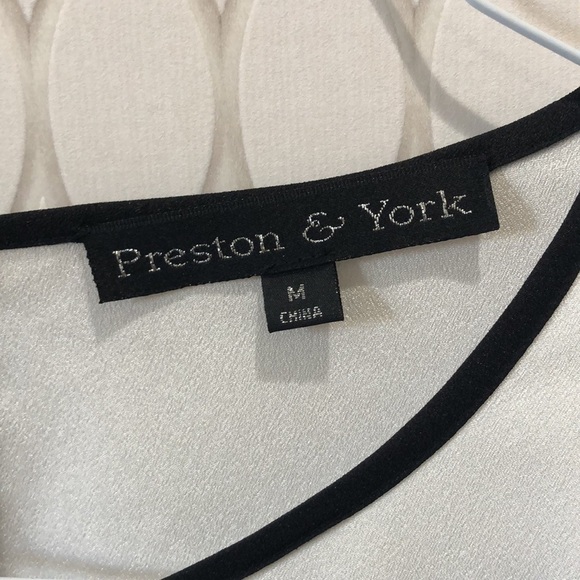 NWT Preston & York size M black/white - Picture 2 of 12